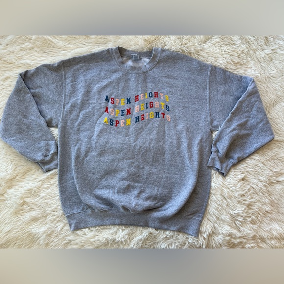 Aspen Heights Crewneck Sweatshirt Size L - Picture 1 of 5